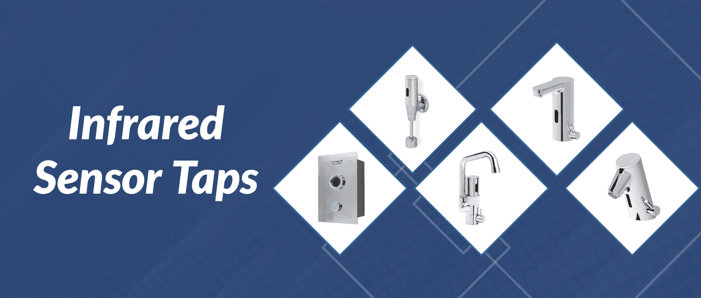 Infrared sensor taps banner